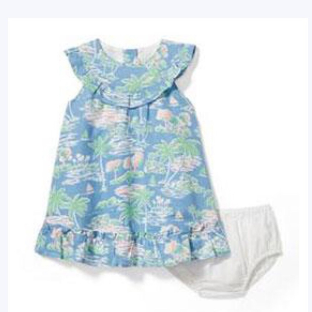 Janie and Jack Hawaiian aloha beach dress